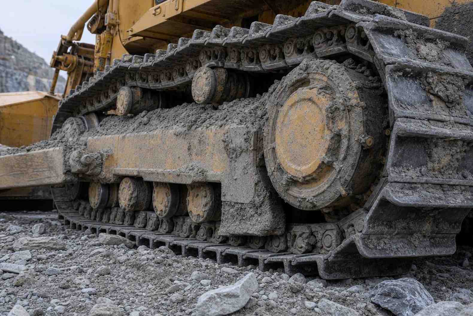 Гусеницы и ходовая часть тяжелого бульдозера ЧЕТРА Т25