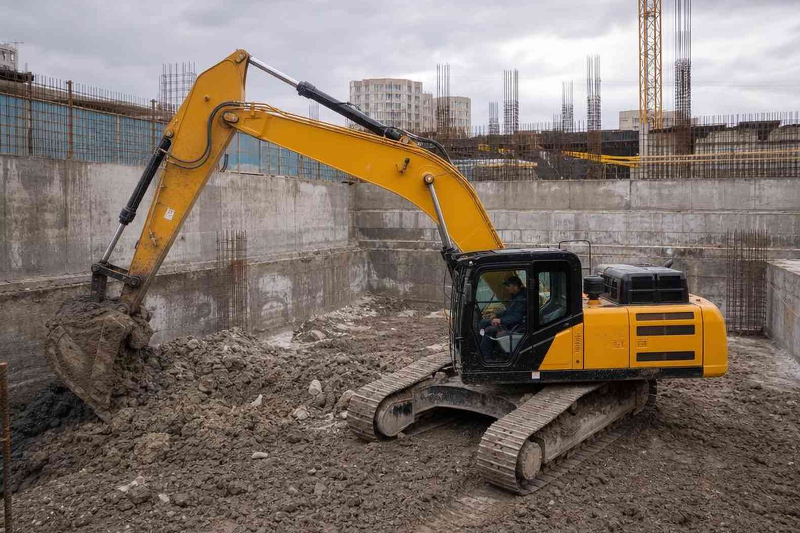 Экскаватор SANY SY365H - двигатель Isuzu и характеристики