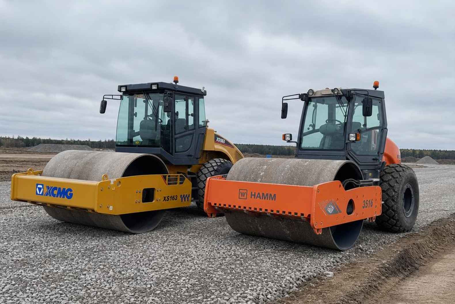 XCMG XS163 как аналог Hamm 3516: характеристики и цена